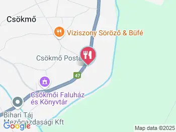 Edina Cukrászda Csökmő a térképen