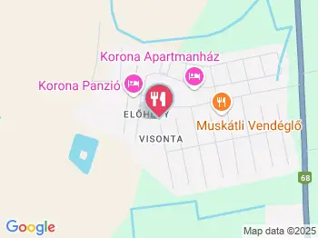 Korona Étterem Csokonyavisonta a térképen