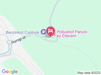 Pollushof Panzió Csolnok a térképen