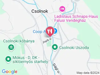 Schmidt Cukrászda Csolnok a térképen