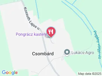 Pongrácz Étterem Csombárd a térképen