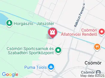 Iskolai tankert Csömör a térképen
