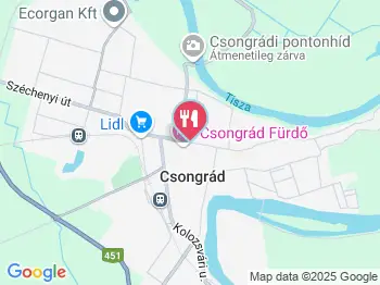 Bohém Kávéház és Étterem Csongrád a térképen