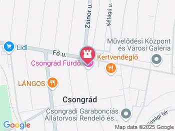 Csongrádi Gyógyfürdő- & Uszoda Csongrád a térképen