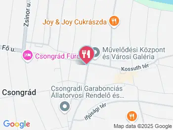 Czibulya Családi Pékség Csongrád a térképen