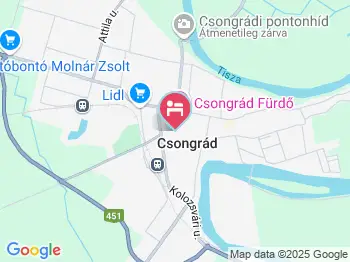 Gyula Tanya Vendégház Csongrád a térképen