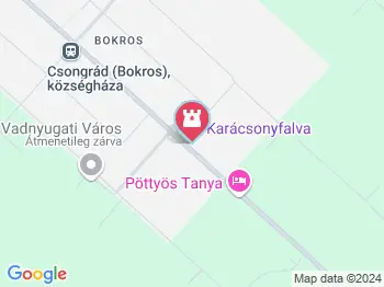 Karácsonyfalva Csongrád a térképen