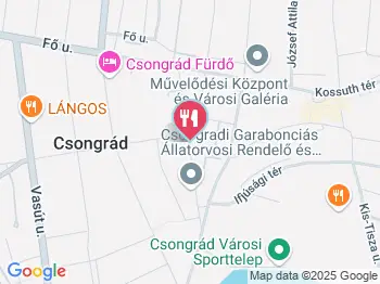 Kertvendéglő Csongrád a térképen