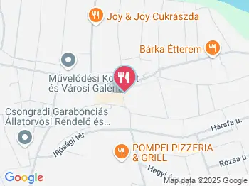 Mozi Menza Csongrád a térképen