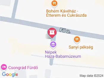 Népek háza Babamúzeum Csongrád a térképen