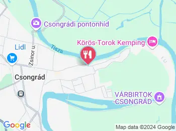 Tisza Presszó Csongrád a térképen