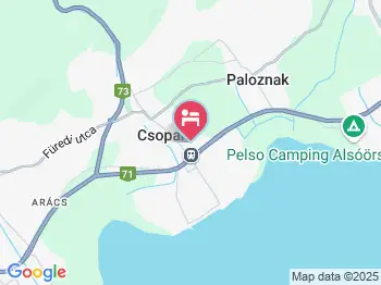 Ágas Vendégház Csopak a térképen