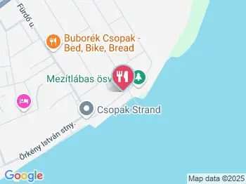 Andi Grillkert Csopak a térképen