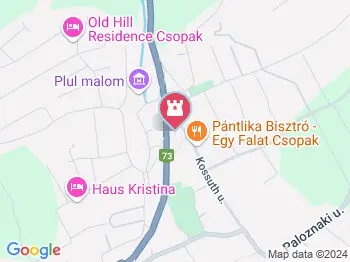 Csonkatorony Csopak a térképen