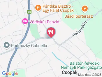 Csopi Fagyizó Csopak a térképen