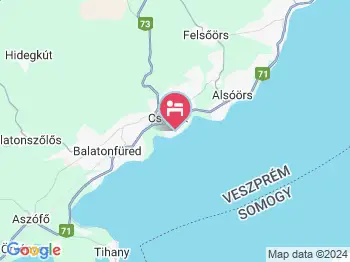 Holiday Hotel Csopak Csopak a térképen