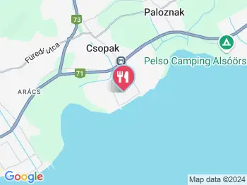 Holiday Presszó Csopak a térképen