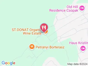 Szent Donát Borkúria Csopak a térképen