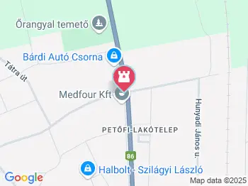 Csornai Fürdő Csorna a térképen