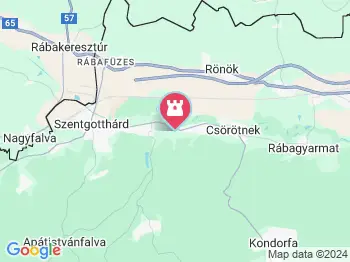 Felső-Őrség Csörötnek a térképen