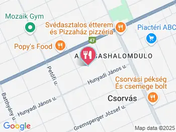 Malom Söröző Csorvás a térképen