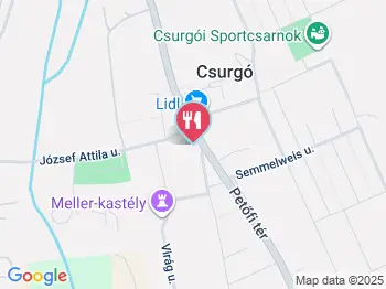 Fagylalt Szalon Csurgó a térképen