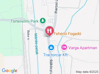 Fehérló Fogadó Csurgó a térképen