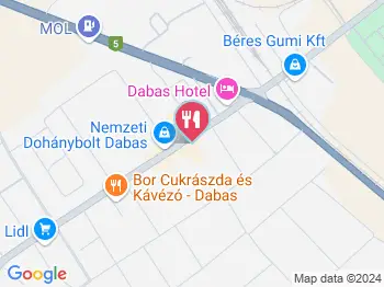 Allos Gyros Dabas a térképen