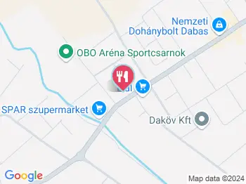 Dabas Deli Bistro Dabas a térképen