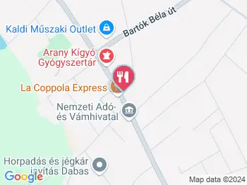 Desszert-Szalon Dabas a térképen