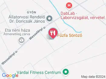 Fűzfa Söröző Dabas a térképen