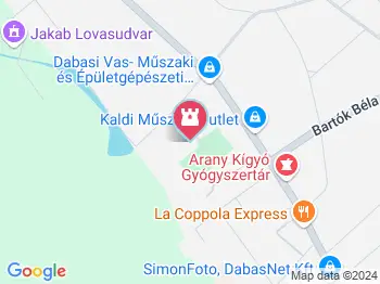 Halász Móricz-kúria Dabas a térképen