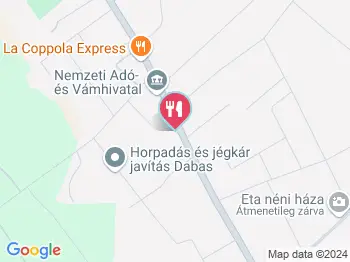 Jávor Cukrászda & Fagyizó Dabas a térképen