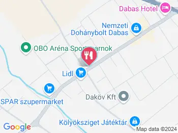 Kislondon Söröző Dabas a térképen