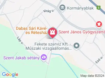 Sári Szlovák Udvar Dabas a térképen