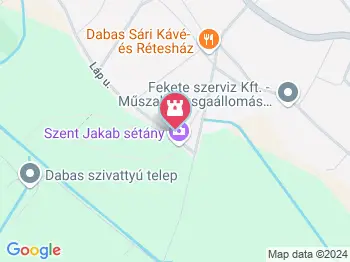 Szent Jakab Dabas a térképen