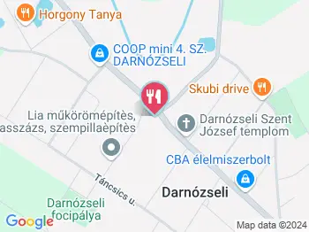 Katica Presszó Darnózseli a térképen