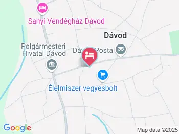 Fészek Apartman Dávod a térképen