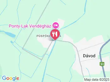 Hotel Fortuna étterme Dávod a térképen