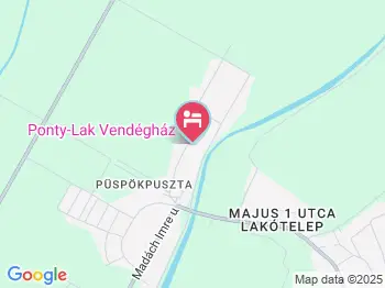 Ponty-Lak Vendégház Dávod a térképen
