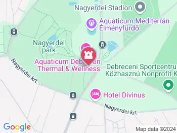 Ady Endre - Medgyessy sétány Debrecen a térképen