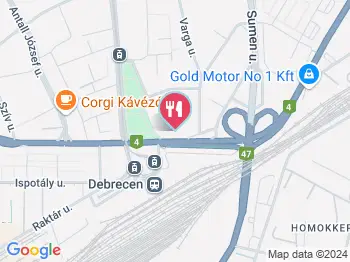 Al Capone Söröző Debrecen a térképen