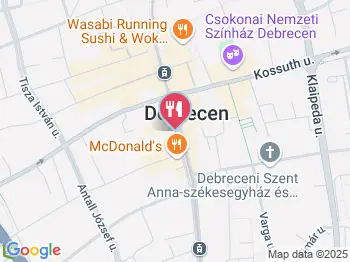 Aladdin Gyros Bár Debrecen a térképen