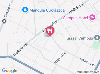 Anna Cukrászda Debrecen a térképen