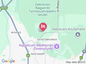 Auguszta Hotel Debrecen a térképen