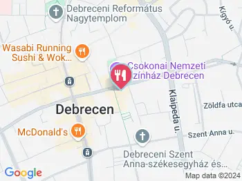 Bakelit Music Café Debrecen a térképen