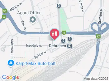 Balmaz Sütöde - Petőfi tér Debrecen a térképen