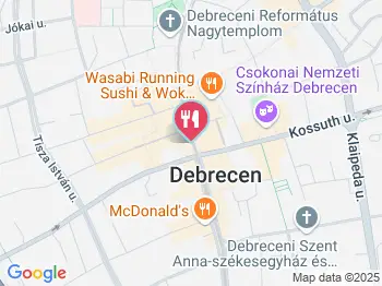 Belga Étterem & Söröző Debrecen a térképen