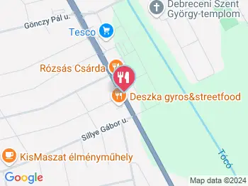 Bikers Caffe & Pizzeria Debrecen a térképen