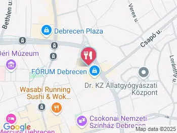 Bistro - Fórum Debrecen a térképen